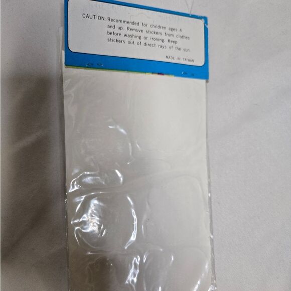 VINTAGE 80s neon animals puffy‎ stickers new old stock NEW - Picture 3 of 3